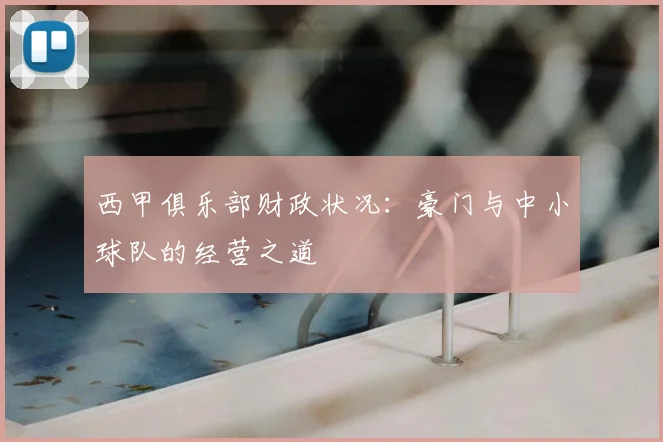 西甲俱乐部财政状况:豪门与中小球队的经营之道